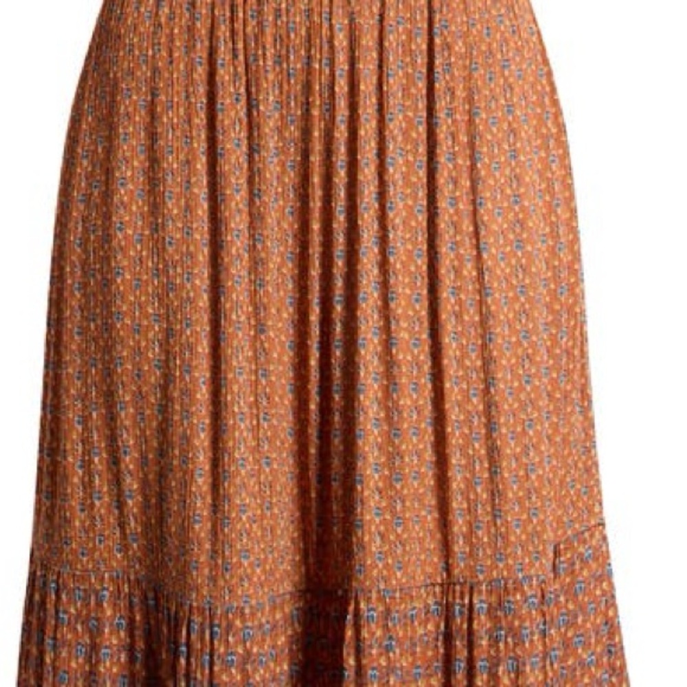 Faherty Woodstock Terracotta Floral Maxi Dress - Picture 5 of 15